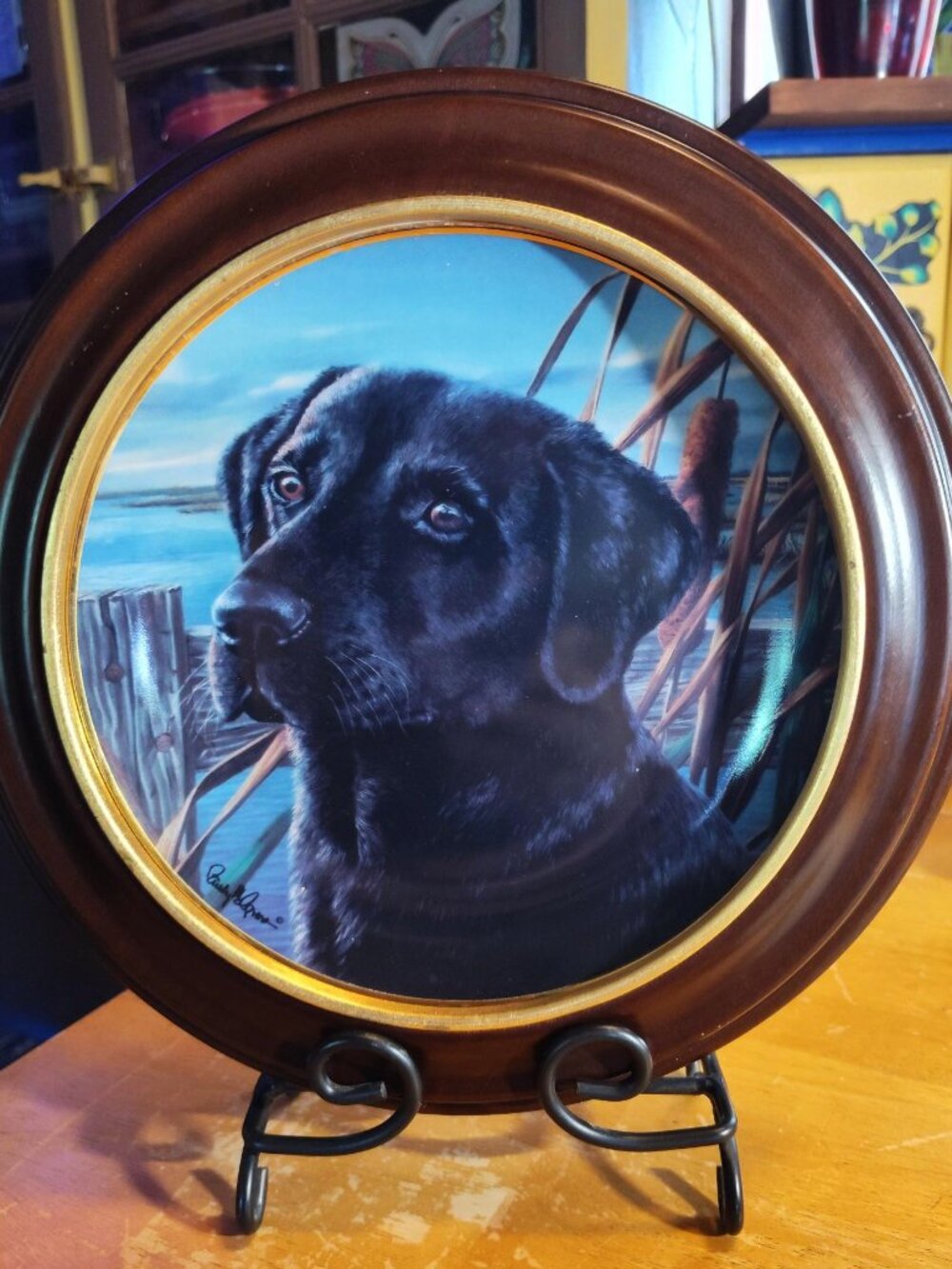 1993 Franklin Mint Man's Best Friend, Labrador Dog Collector Plate SHIPS FREE